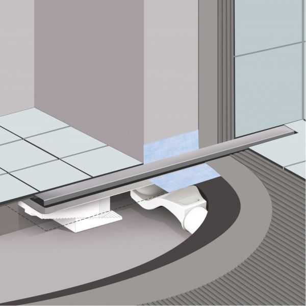 Душевой лоток Berges C1 Norma 090040 90см хром матовый